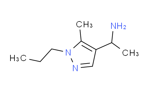 CAS No. 1006457-17-5, 1-(5-Methyl-1-propyl-1H-pyrazol-4-yl)ethanamine