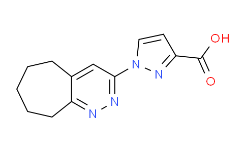 CAS No. 1707373-03-2, 1-(6,7,8,9-Tetrahydro-5H-cyclohepta[c]pyridazin-3-yl)-1H-pyrazole-3-carboxylic acid