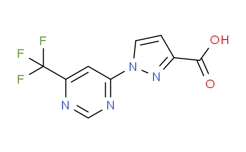 CAS No. 1710845-99-0, 1-(6-(Trifluoromethyl)pyrimidin-4-yl)-1H-pyrazole-3-carboxylic acid