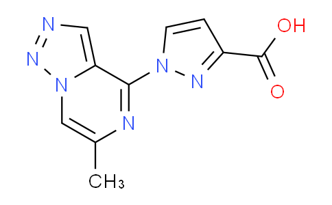 CAS No. 1707373-06-5, 1-(6-Methyl-[1,2,3]triazolo[1,5-a]pyrazin-4-yl)-1H-pyrazole-3-carboxylic acid