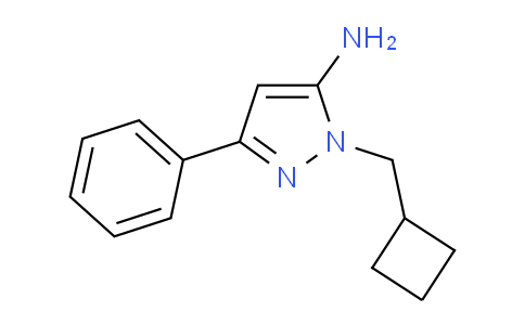 CAS No. 1349988-71-1, 1-(Cyclobutylmethyl)-3-phenyl-1H-pyrazol-5-amine