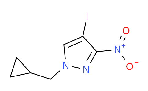 CAS No. 1354704-97-4, 1-(Cyclopropylmethyl)-4-iodo-3-nitro-1H-pyrazole