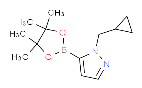 CAS No. 2019997-41-0, 1-(Cyclopropylmethyl)-5-(4,4,5,5-tetramethyl-1,3,2-dioxaborolan-2-yl)-1H-pyrazole