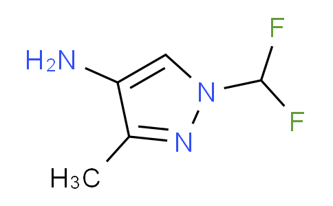CAS No. 1201935-88-7, 1-(Difluoromethyl)-3-methyl-1H-pyrazol-4-amine