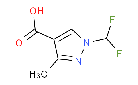 CAS No. 1339559-21-5, 1-(Difluoromethyl)-3-methyl-1H-pyrazole-4-carboxylic acid
