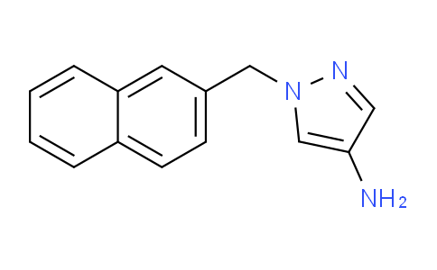 CAS No. 1240567-95-6, 1-(Naphthalen-2-ylmethyl)-1H-pyrazol-4-amine