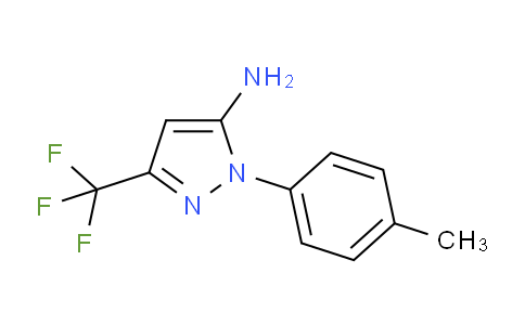 CAS No. 1188909-74-1, 1-(p-Tolyl)-3-(trifluoromethyl)-1H-pyrazol-5-amine