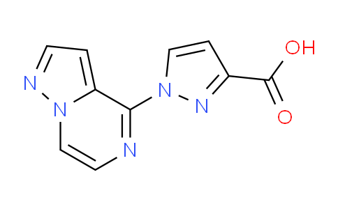 CAS No. 1707566-47-9, 1-(Pyrazolo[1,5-a]pyrazin-4-yl)-1H-pyrazole-3-carboxylic acid