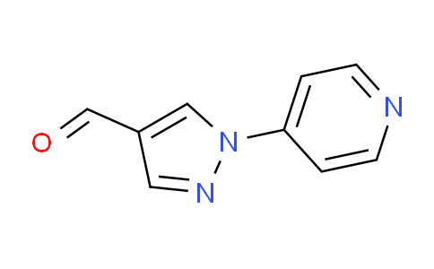 CAS No. 1155577-06-2, 1-(Pyridin-4-yl)-1H-pyrazole-4-carbaldehyde