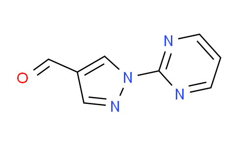 CAS No. 1156604-22-6, 1-(Pyrimidin-2-yl)-1H-pyrazole-4-carbaldehyde