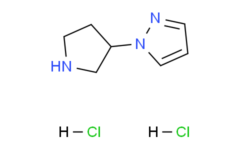 CAS No. 1242339-08-7, 1-(Pyrrolidin-3-yl)-1H-pyrazole dihydrochloride