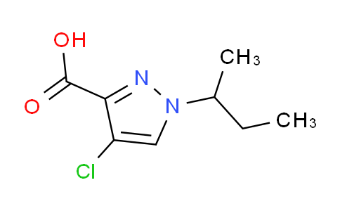 CAS No. 1006451-29-1, 1-(sec-Butyl)-4-chloro-1H-pyrazole-3-carboxylic acid
