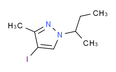 CAS No. 1354705-33-1, 1-(sec-Butyl)-4-iodo-3-methyl-1H-pyrazole