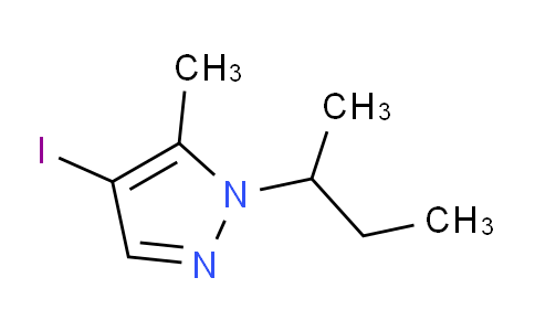 CAS No. 1354705-63-7, 1-(sec-Butyl)-4-iodo-5-methyl-1H-pyrazole