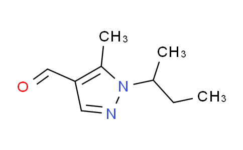 CAS No. 1006453-94-6, 1-(sec-Butyl)-5-methyl-1H-pyrazole-4-carbaldehyde