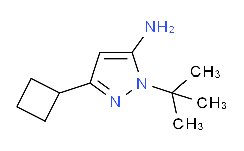 CAS No. 817641-86-4, 1-(tert-Butyl)-3-cyclobutyl-1H-pyrazol-5-amine