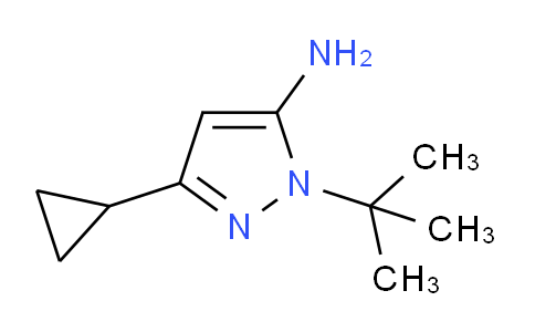 CAS No. 187795-43-3, 1-(tert-Butyl)-3-cyclopropyl-1H-pyrazol-5-amine