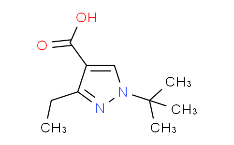 CAS No. 682757-48-8, 1-(tert-Butyl)-3-ethyl-1H-pyrazole-4-carboxylic acid
