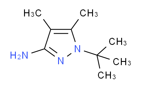 CAS No. 1272758-20-9, 1-(tert-Butyl)-4,5-dimethyl-1H-pyrazol-3-amine