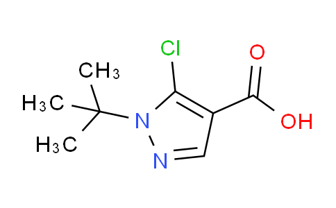 CAS No. 950858-13-6, 1-(tert-Butyl)-5-chloro-1H-pyrazole-4-carboxylic acid