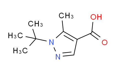 CAS No. 288251-51-4, 1-(tert-Butyl)-5-methyl-1H-pyrazole-4-carboxylic acid