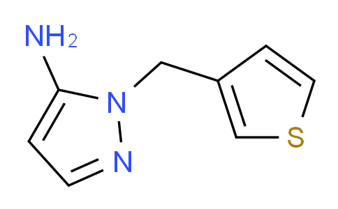 CAS No. 956506-27-7, 1-(Thiophen-3-ylmethyl)-1H-pyrazol-5-amine