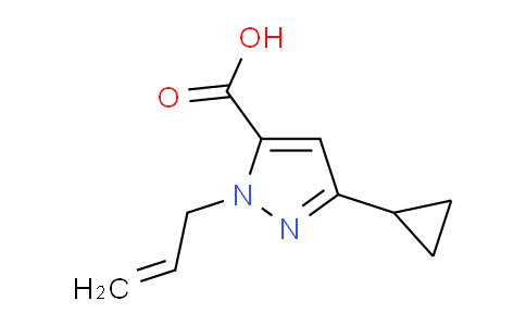 CAS No. 1239737-42-8, 1-Allyl-3-cyclopropyl-1H-pyrazole-5-carboxylic acid