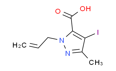 CAS No. 1373247-42-7, 1-Allyl-4-iodo-3-methyl-1H-pyrazole-5-carboxylic acid