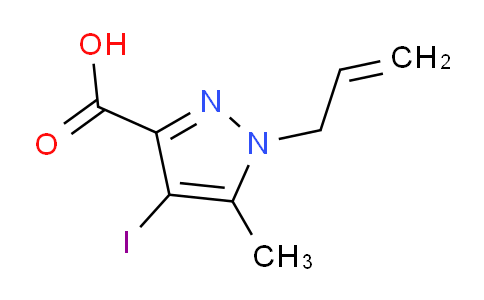 CAS No. 1373247-63-2, 1-Allyl-4-iodo-5-methyl-1H-pyrazole-3-carboxylic acid