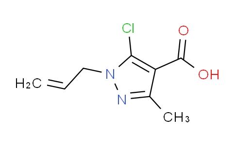 CAS No. 882532-28-7, 1-Allyl-5-chloro-3-methyl-1H-pyrazole-4-carboxylic acid