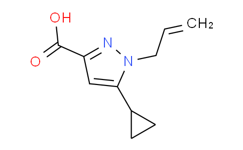 CAS No. 1239784-29-2, 1-Allyl-5-cyclopropyl-1H-pyrazole-3-carboxylic acid