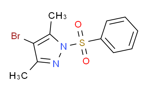 CAS No. 130874-32-7, 1-Benzenesulfonyl-4-bromo-3,5-dimethyl-1H-pyrazole