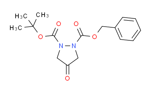 CAS No. 503072-63-7, 1-Benzyl 2-tert-butyl 4-oxopyrazolidine-1,2-dicarboxylate
