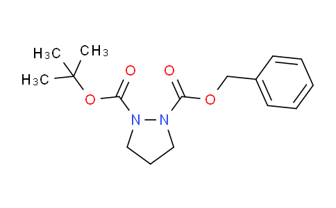 CAS No. 57699-89-5, 1-Benzyl 2-tert-butyl pyrazolidine-1,2-dicarboxylate
