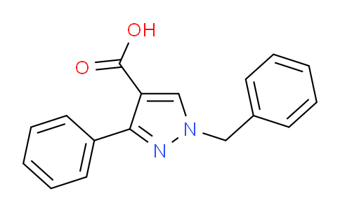 CAS No. 905589-98-2, 1-Benzyl-3-phenyl-1H-pyrazole-4-carboxylic acid