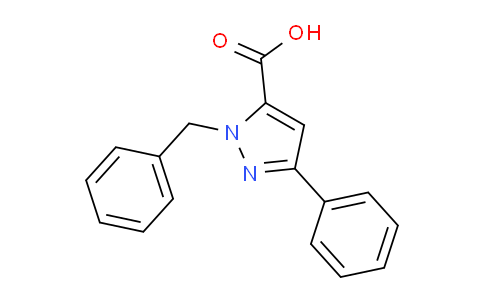 CAS No. 948292-93-1, 1-Benzyl-3-phenyl-1H-pyrazole-5-carboxylic acid