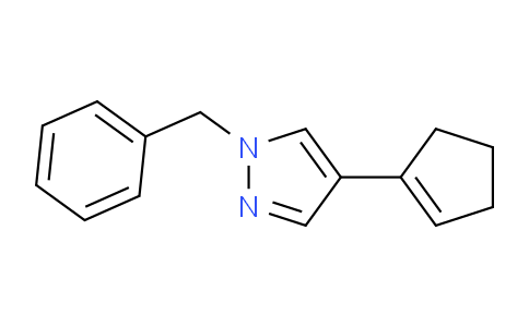 CAS No. 2514903-78-5, 1-Benzyl-4-(cyclopent-1-en-1-yl)-1H-pyrazole