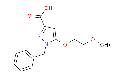 CAS No. 1707568-59-9, 1-Benzyl-5-(2-methoxyethoxy)-1H-pyrazole-3-carboxylic acid