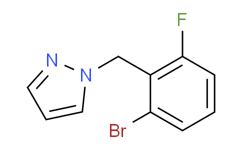 CAS No. 1355247-09-4, 1-Bromo-3-fluoro-2-(1H-pyrazol-1-ylmethyl)benzene
