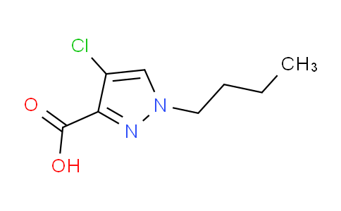 CAS No. 1006451-25-7, 1-Butyl-4-chloro-1H-pyrazole-3-carboxylic acid