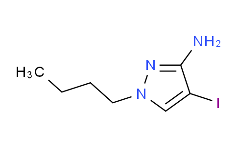 CAS No. 1443278-68-9, 1-Butyl-4-iodo-1H-pyrazol-3-amine