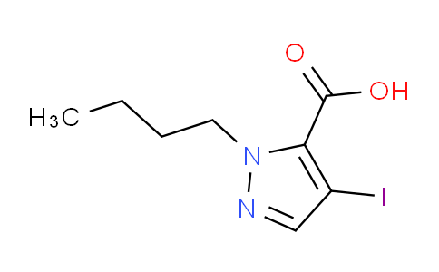 CAS No. 1354705-19-3, 1-Butyl-4-iodo-1H-pyrazole-5-carboxylic acid
