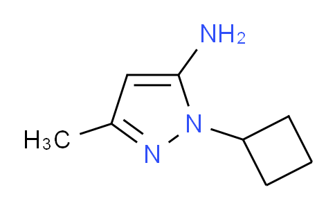 CAS No. 1349709-01-8, 1-Cyclobutyl-3-methyl-1H-pyrazol-5-amine