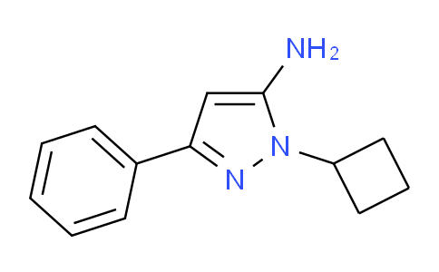 CAS No. 1349718-76-8, 1-Cyclobutyl-3-phenyl-1H-pyrazol-5-amine