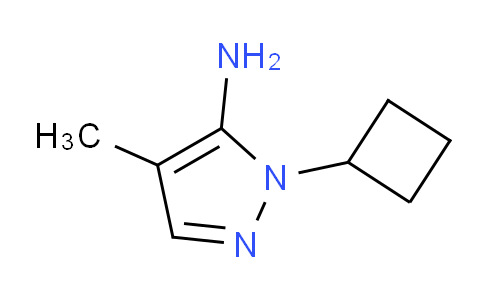 CAS No. 1448854-98-5, 1-Cyclobutyl-4-methyl-1H-pyrazol-5-amine