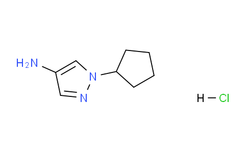 CAS No. 1216126-64-5, 1-Cyclopentyl-1H-pyrazol-4-amine hydrochloride