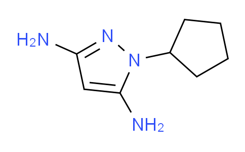 CAS No. 1250876-38-0, 1-Cyclopentyl-1H-pyrazole-3,5-diamine