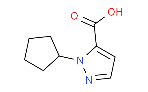 CAS No. 1006334-24-2, 1-Cyclopentyl-1H-pyrazole-5-carboxylic acid