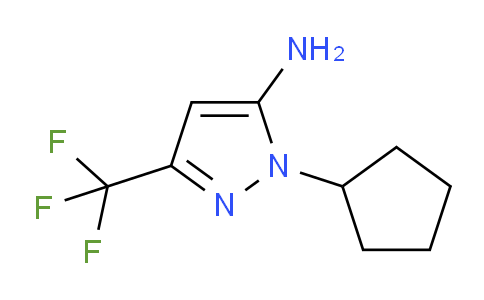 CAS No. 1174834-97-9, 1-Cyclopentyl-3-(trifluoromethyl)-1H-pyrazol-5-amine