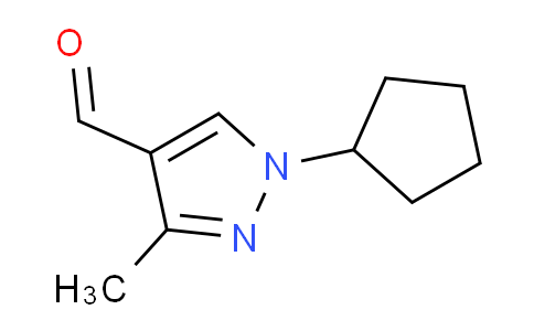CAS No. 1006333-49-8, 1-Cyclopentyl-3-methyl-1H-pyrazole-4-carbaldehyde